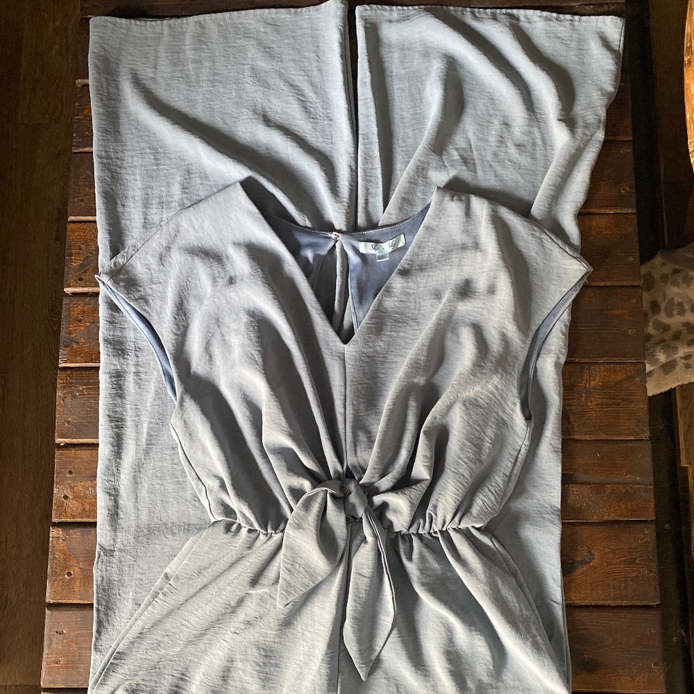 Boutique Jumpsuit Baby Blue Large